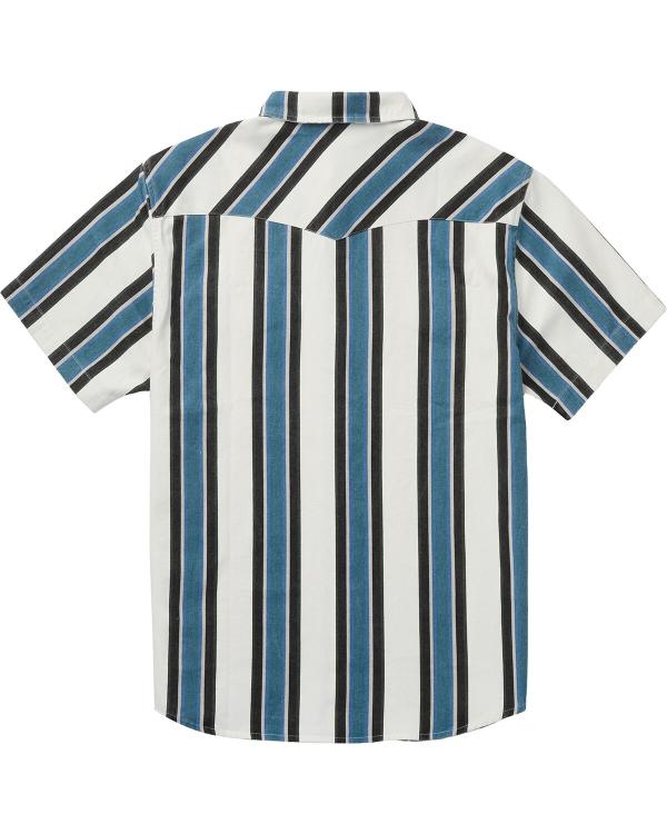 The McBee Dynasty Real American Cowboys Jesse McBee Blue Striped Shirt
