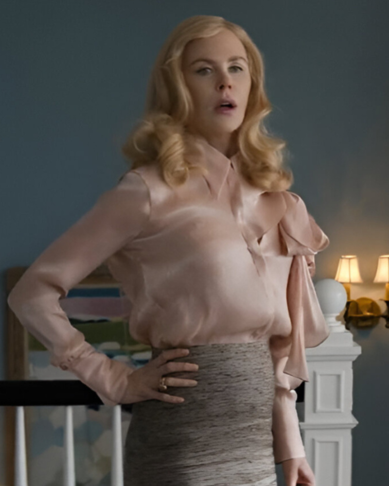 The Perfect Couple 2024 Nicole Kidman Pink Blouse