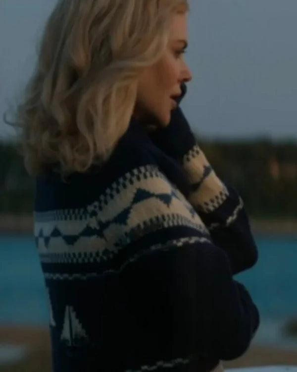 The Perfect Couple 2024 Nicole Kidman Sailboat Cardigan