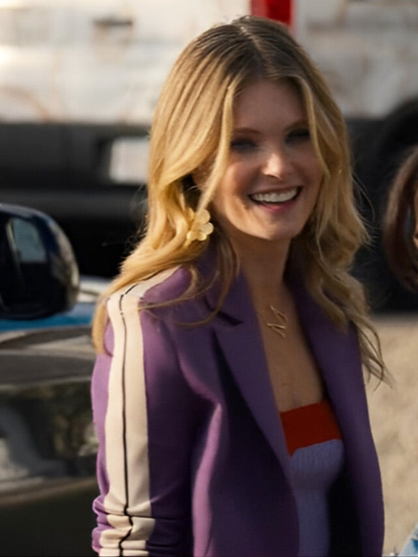 The Perfect Couple S01 Meghann Fahy Purple Blazer