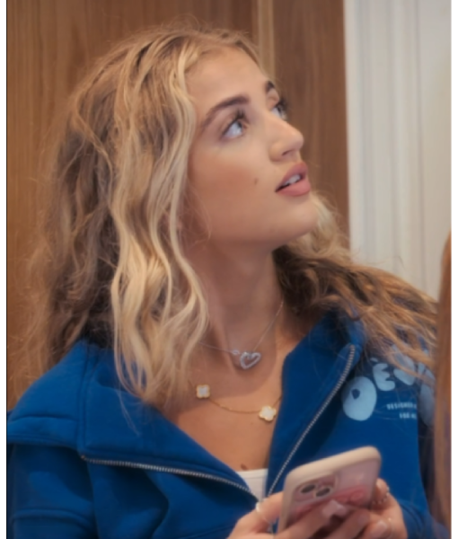 The Princess Diaries S01 Princess Andre Blue Des Vu Zip Hoodie