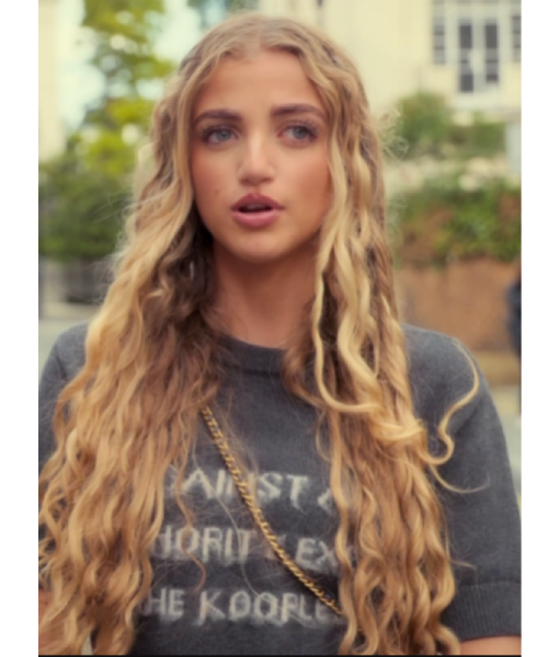 The Princess Diaries S01 Princess Andre Gray Kooples Screen Printed Sweater
