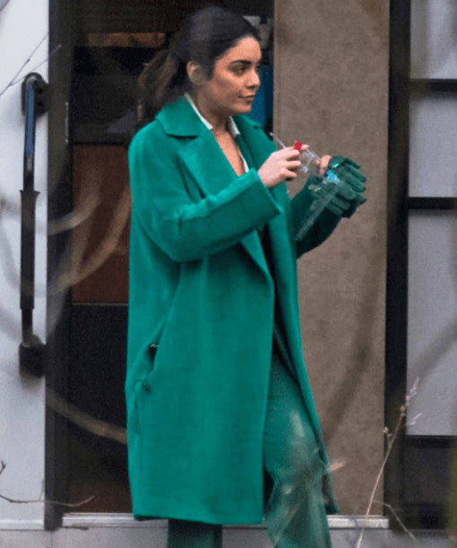 The Princess Switch 3 Vanessa Hudgens Green Coat