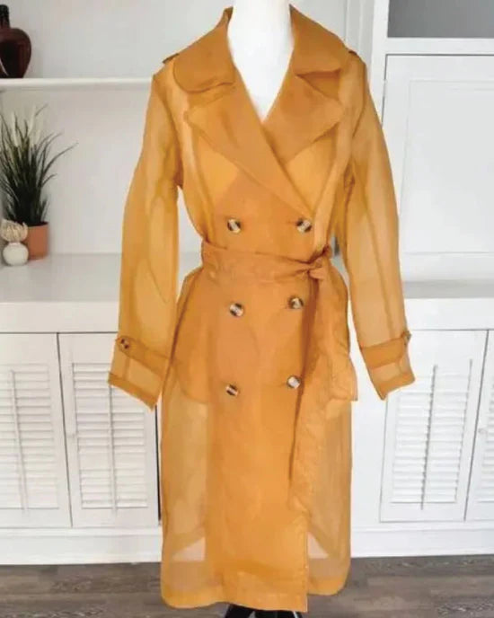 Dallas Jackets - The Real Housewives of Atlanta S16 Angela Oakley Orange Coat