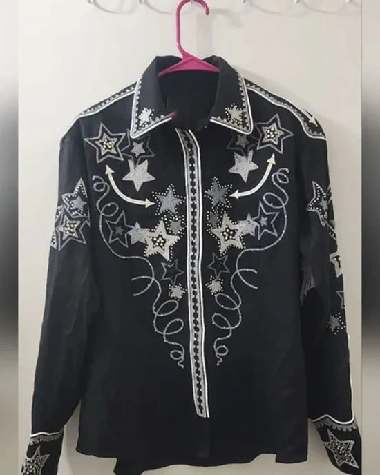 The Road S01 Billie Jo Jones Star Print Western Shirt