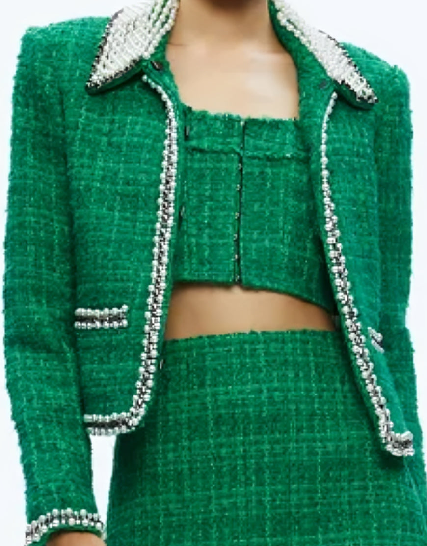 The Sex Lives of College Girls S03 Gracie Lawrence Green Jacket