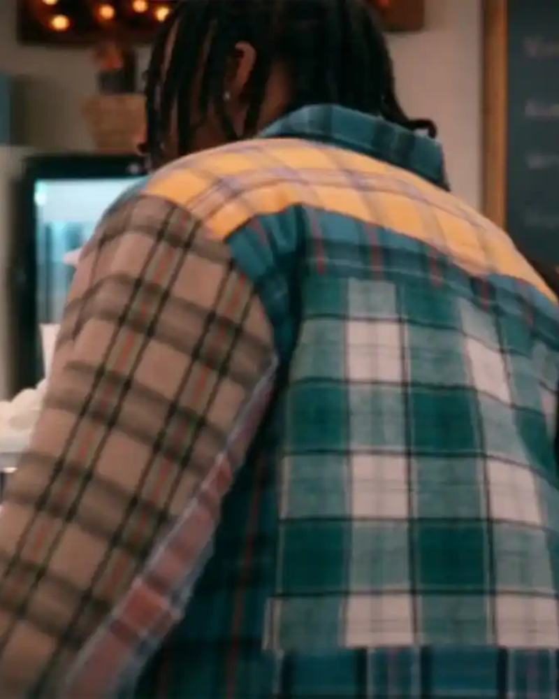 The Sex Lives of College Girls S03 Max Plaid Cotton Shirt