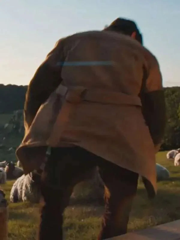 Hugh Jackman The Sheep Detectives Brown Coat