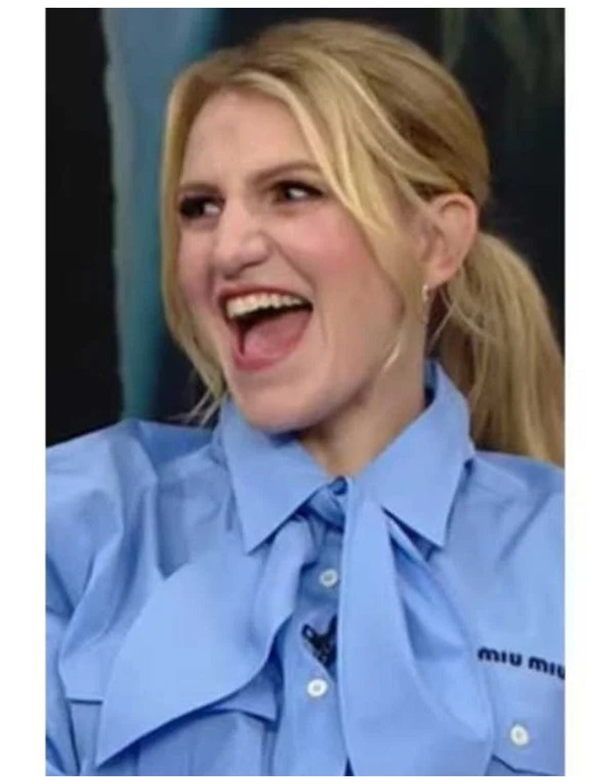 The Social 2025 Annaleigh Ashford Scarf Detail Poplin Shirt