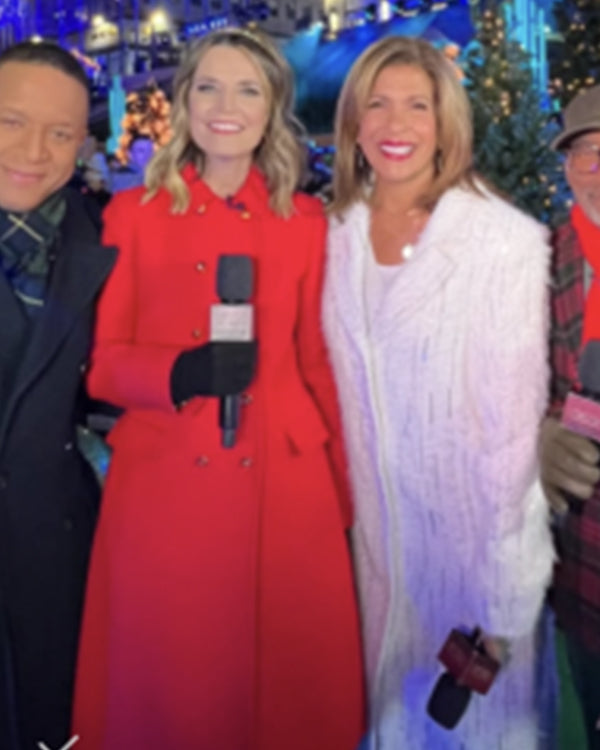 The Today Show 2024 Savannah Guthrie Red Coat