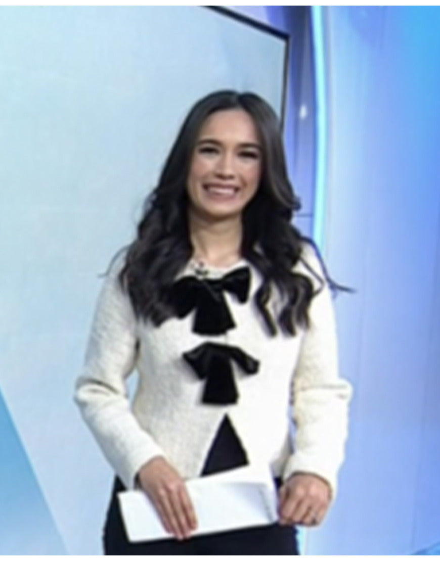The Today Show 2025 Emilie Ikeda Bow Jacket