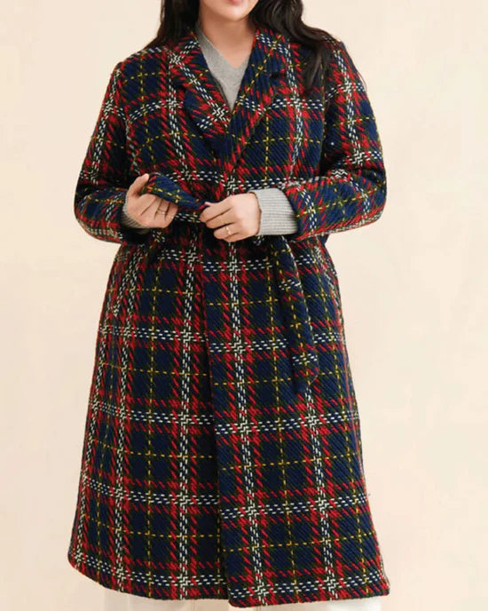 The Today Show 2025 Emilie Ikeda Plaid Coat