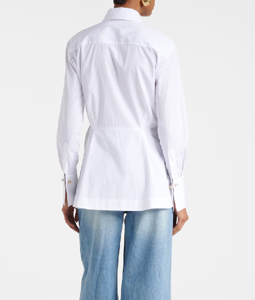The Today Show 2025 Savannah Guthrie Floral Embroidered Shirt