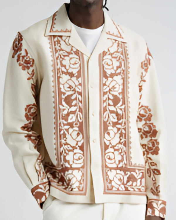 The Today Show Brian Tyree Henry White Floral Shirt