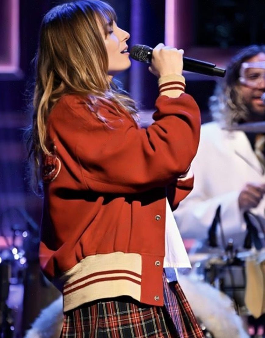 The Tonight Show Maya Hawke Chaos Angel Jacket