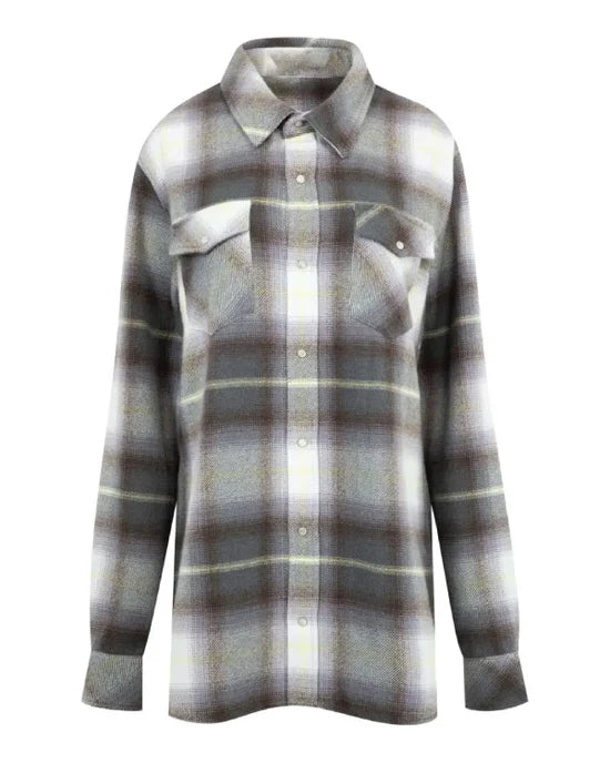 The View 2025 Adam Glassman Plaid Cashmere Shirt