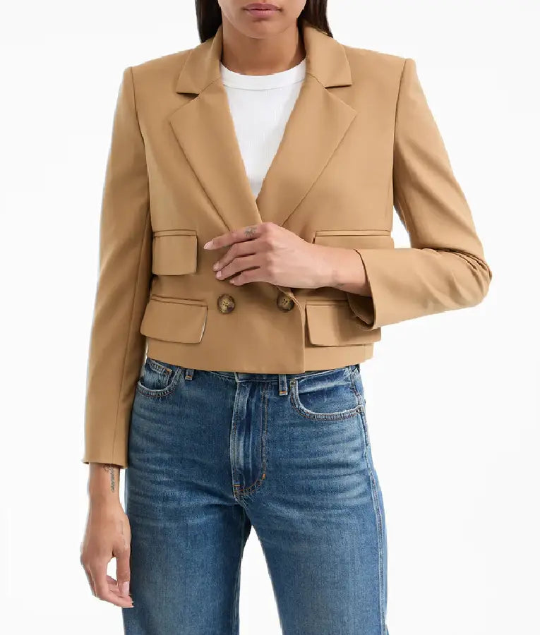 The View 2025 Alyssa Farah Griffin Cropped Blazer