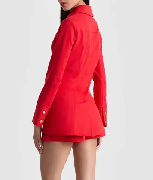 The View 2025 Sara Haines Red Shirt Jacket