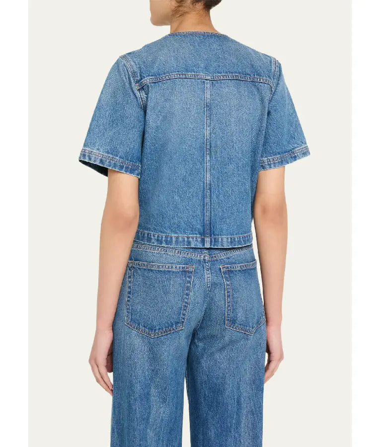 The View 2025 Sunny Hostin Denim Crop Jacket
