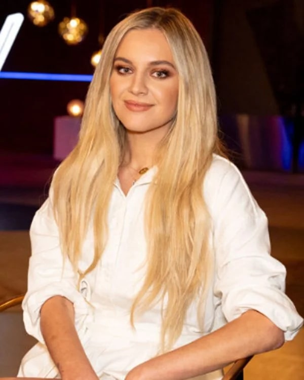 The Voice S27 Kelsea Ballerini White Romper