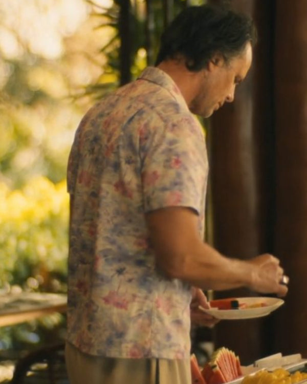 The White Lotus S3 Walton Goggins Floral Shirt