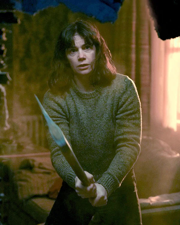 The Woman In The Wall 2023 Ruth Wilson Green Sweater