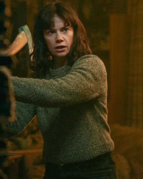 The Woman In The Wall 2023 Ruth Wilson Green Sweater