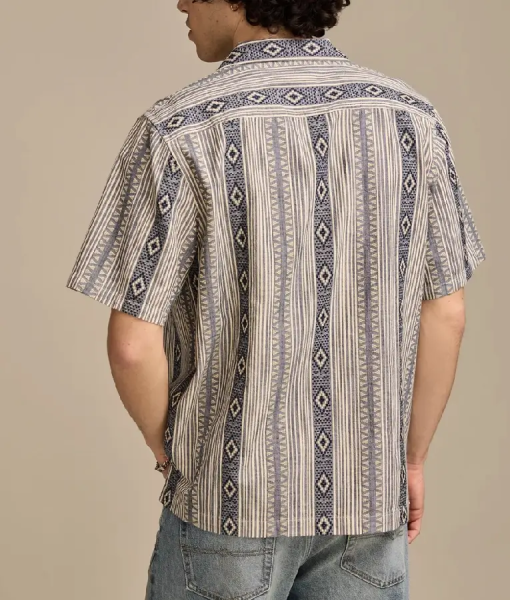 The Young And The Restless 2025 Daniel Romalotti Striped Camp Shirt
