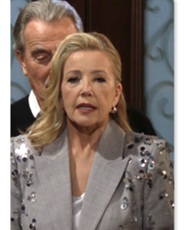 The Young And The Restless Melody Thomas Embellished Blazer