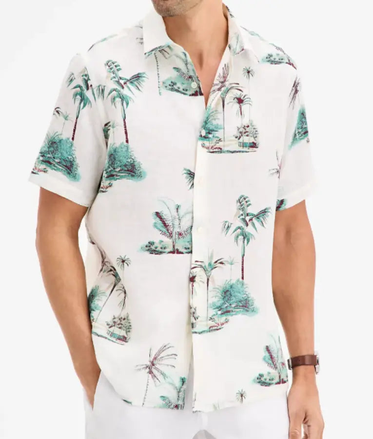 The Young and the Restless Nick Newman Palm Tree Shirt