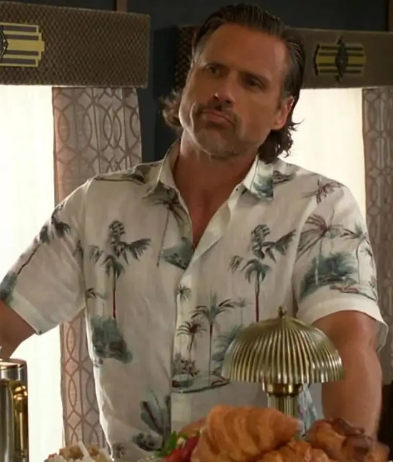 The Young and the Restless Nick Newman Palm Tree Shirt