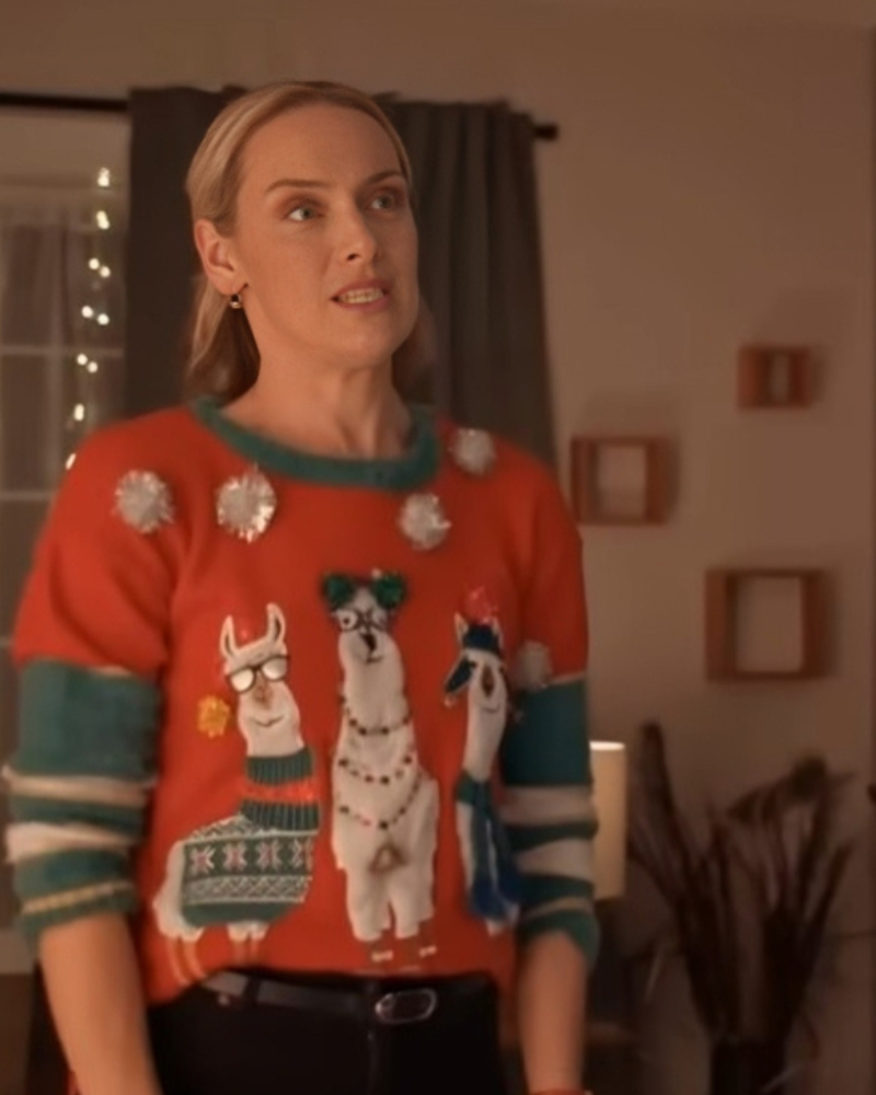 TheChristmasCharadeRachelSkarstenRedUglySweaters