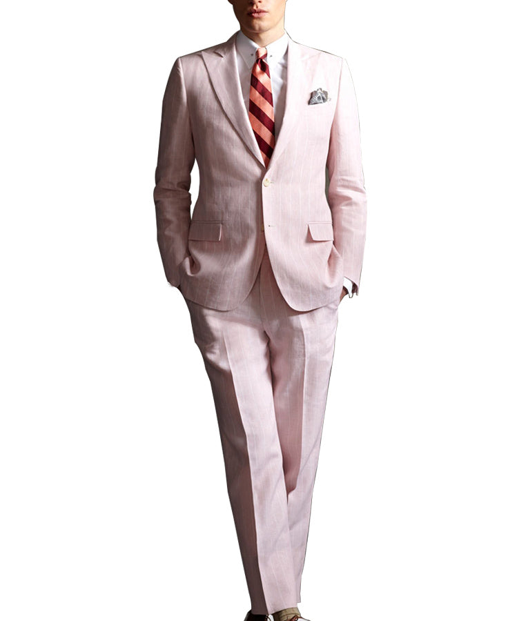 The Great Gatsby Leonardo DiCaprio Pink Suit