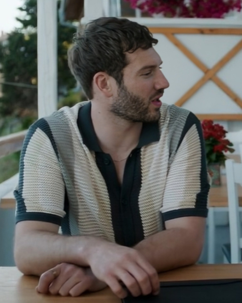 The Groomsmen Second Chances Tyler Hynes Striped Shirt