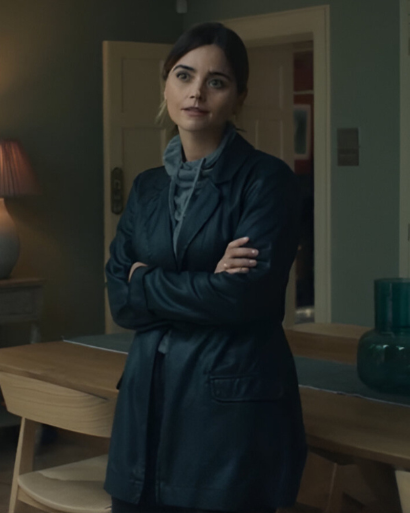 TheJetty2024JennaColemanBlackBlazerCoats