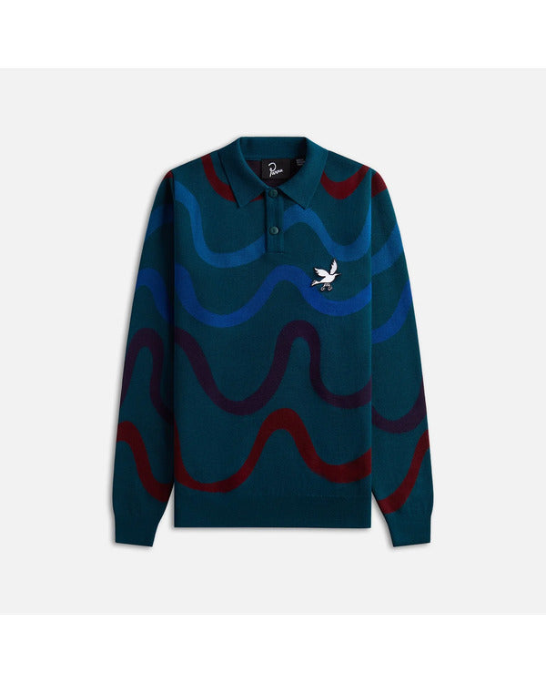 The Neighborhood S07 Marcel Spears Green Swirl Print Sweater