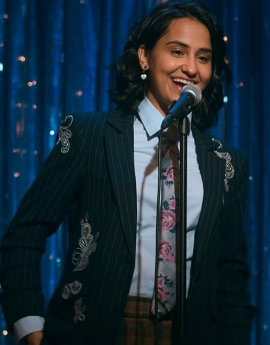The Sex Lives Of College Girls S03 Amrit Kaur Paisley Embellished Blazer