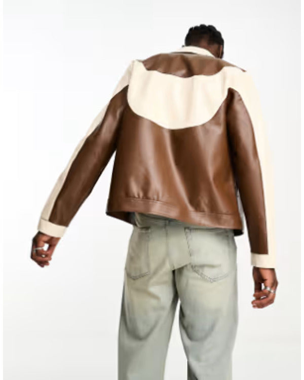 TheSexLivesOfCollegeGirlsS03BrownFauxLeatherJacket
