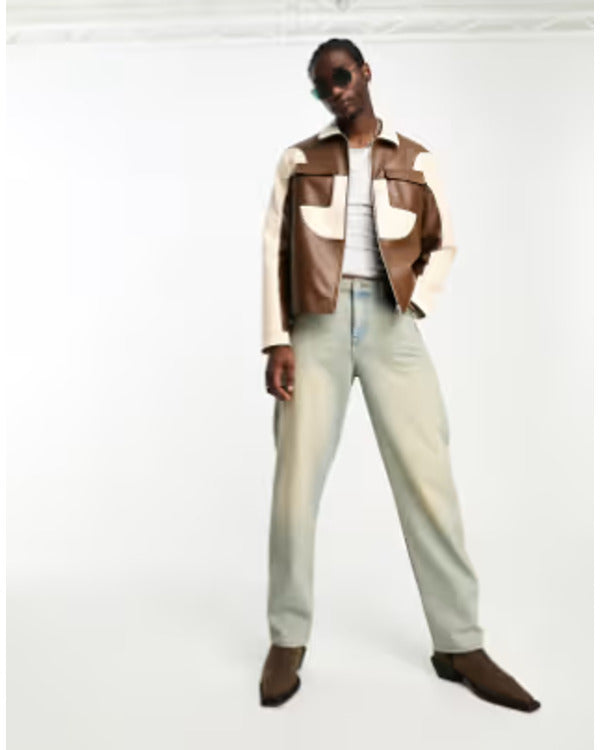 TheSexLivesOfCollegeGirlsS03BrownFauxLeatherJacket