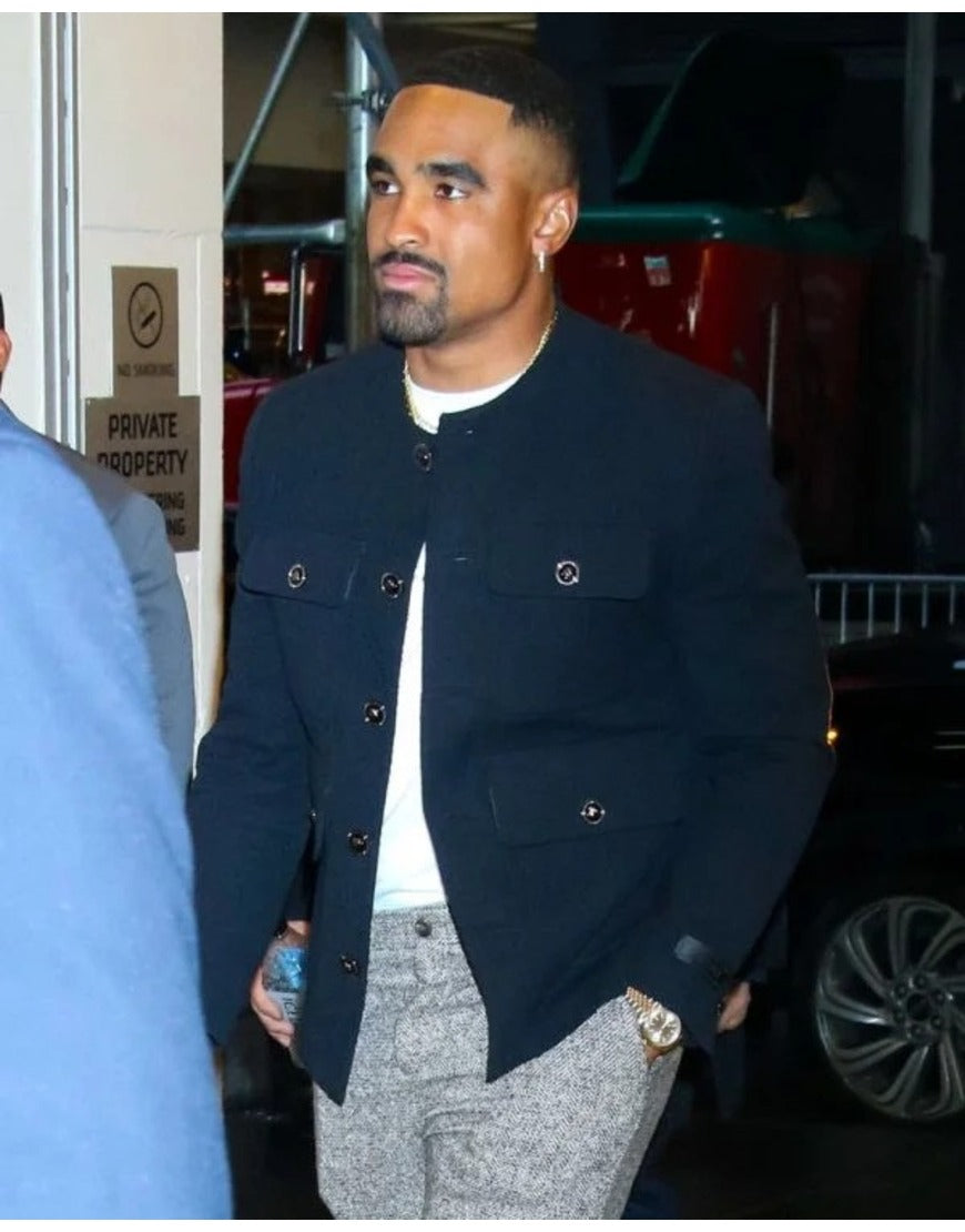 The Today Show 2025 Jalen Hurts Tweed Jacket