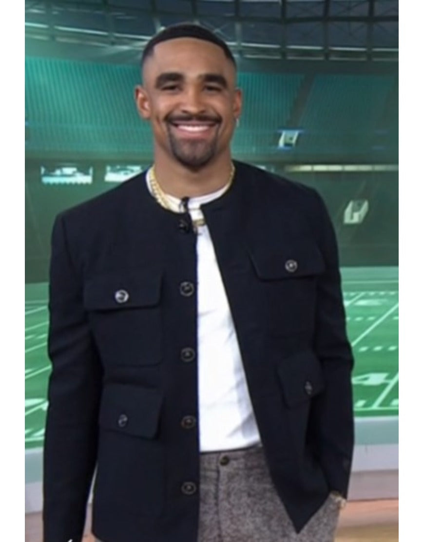The Today Show 2025 Jalen Hurts Tweed Jacket
