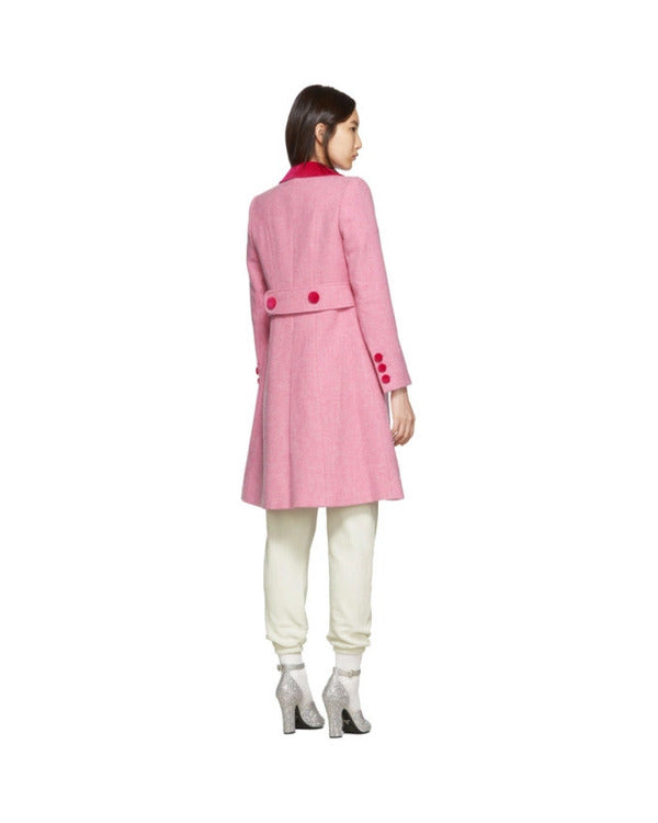 The Today Show 2025 Jenna Bush Hager Pink Scallop Coat
