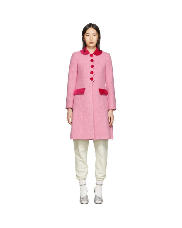 The Today Show 2025 Jenna Bush Hager Pink Scallop Coat