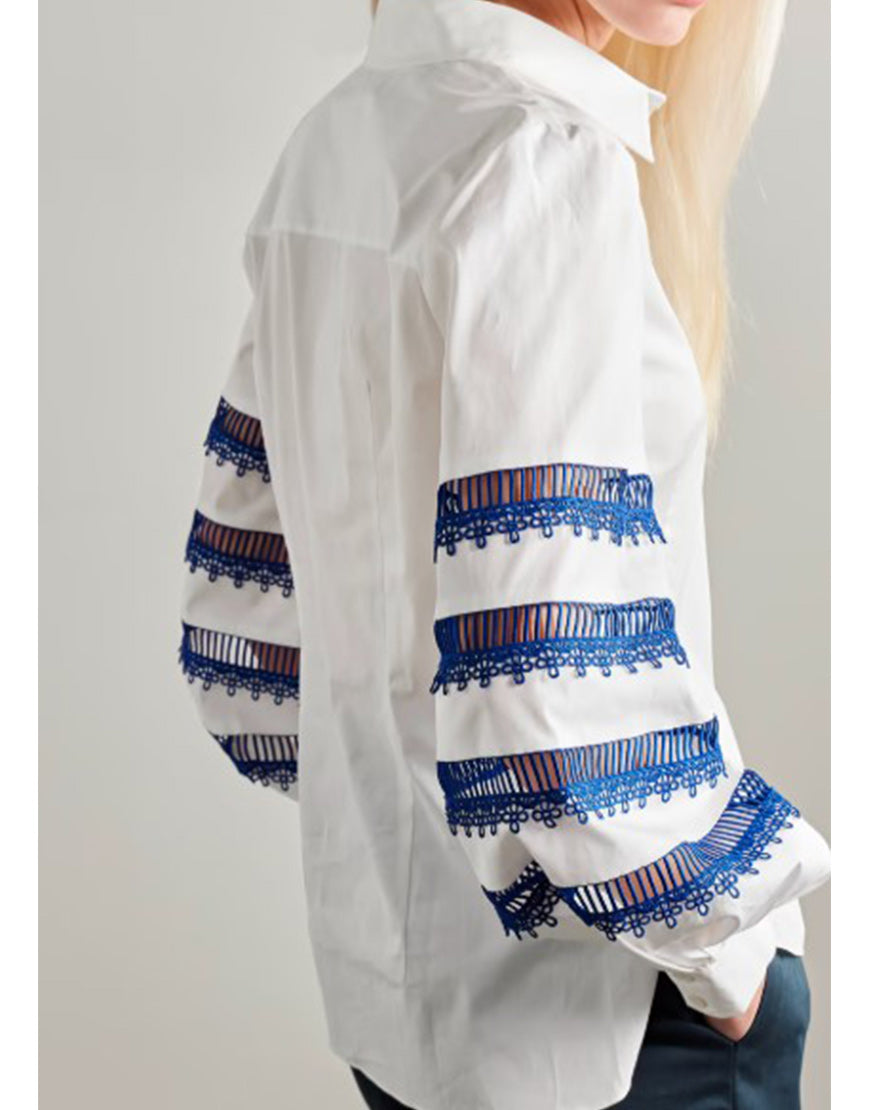 The View 2025 Ana Navarro Puff-Sleeve Shirt