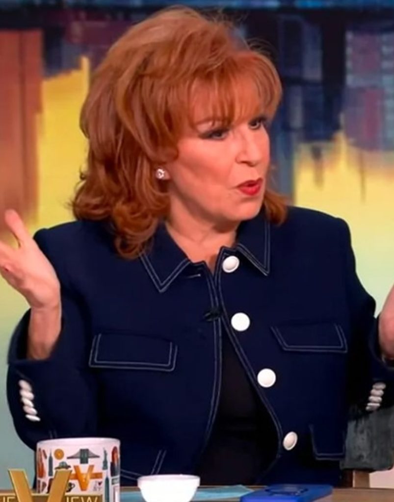 The View 2025 Joy Behar Contrast Stitch Jacket