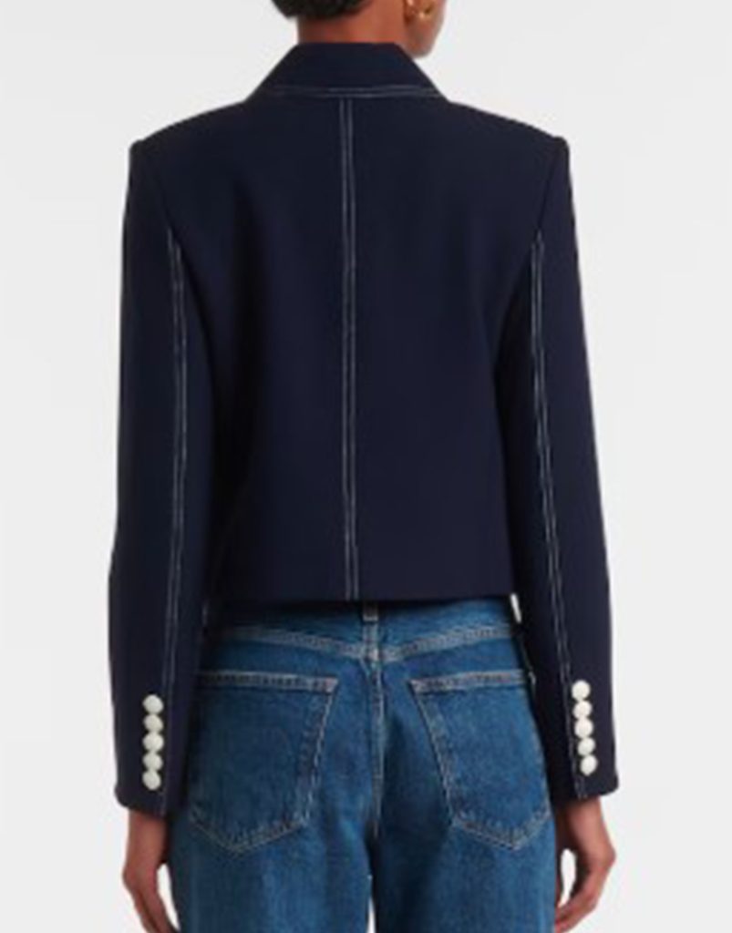 The View 2025 Joy Behar Contrast Stitch Jacket