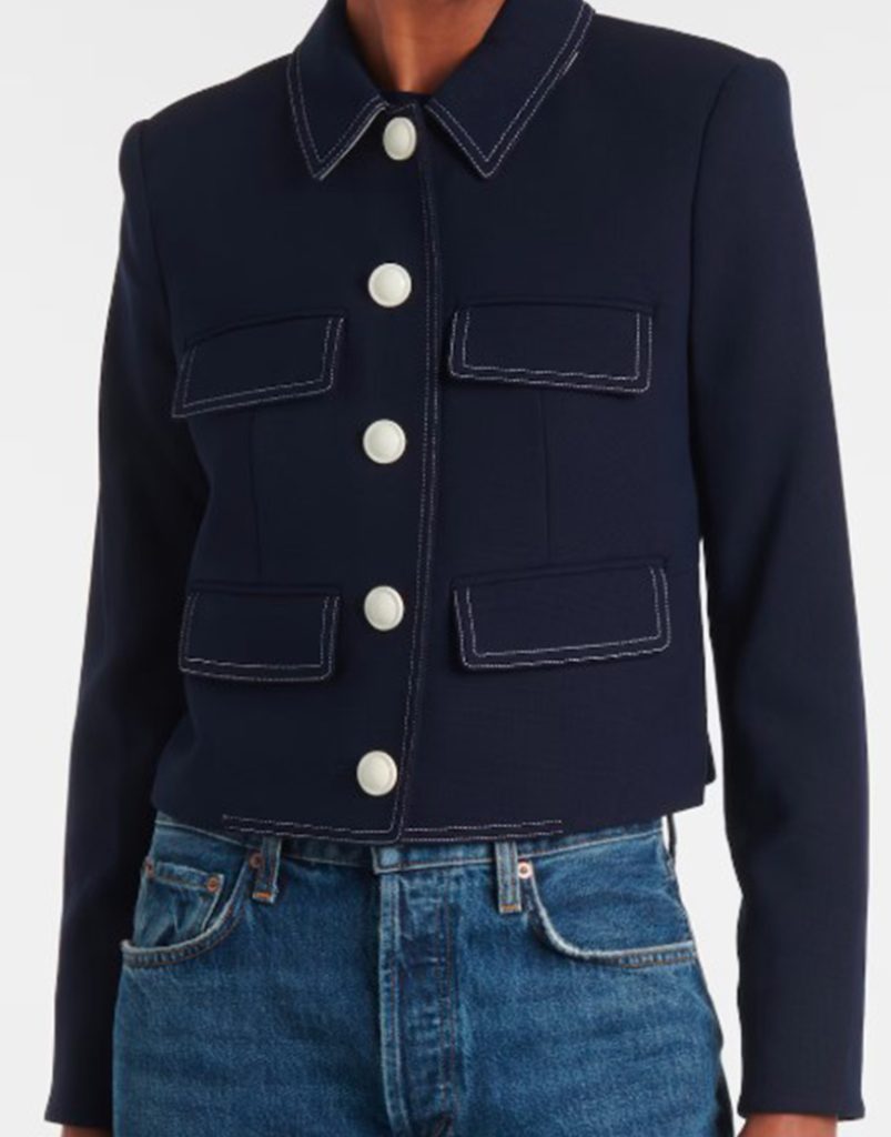 The View 2025 Joy Behar Contrast Stitch Jacket
