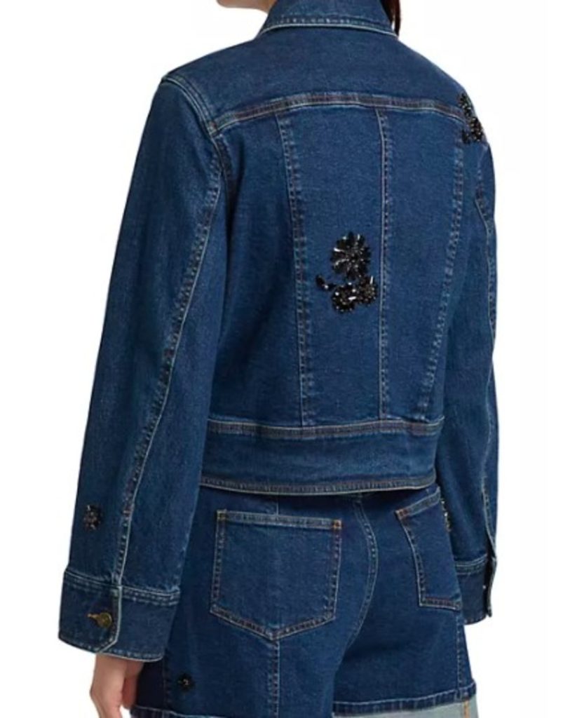 The View 2025 Joy Behar Embellished Denim Jacket
