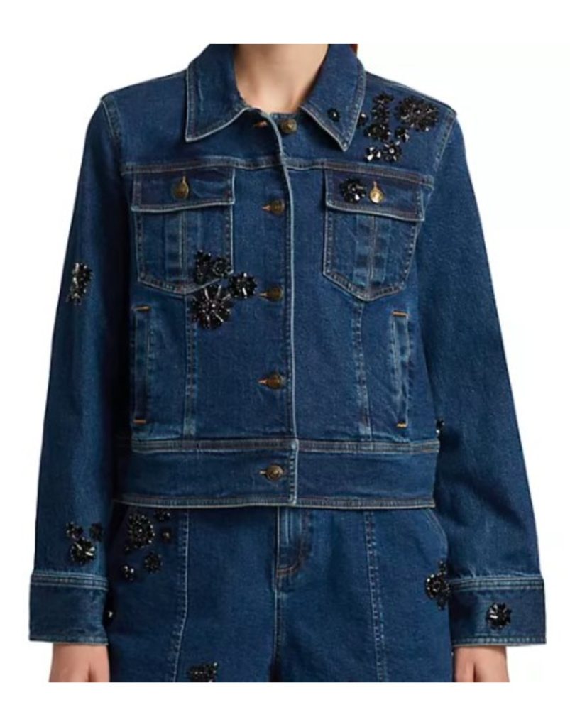 The View 2025 Joy Behar Embellished Denim Jacket