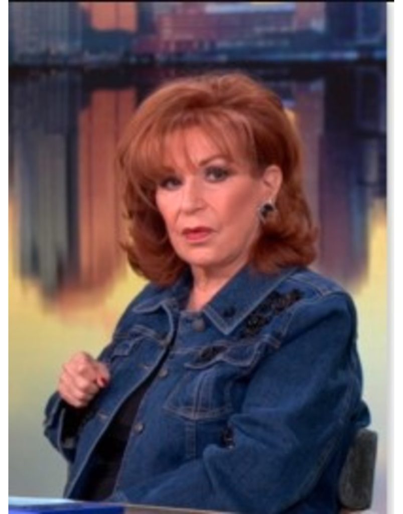 The View 2025 Joy Behar Embellished Denim Jacket